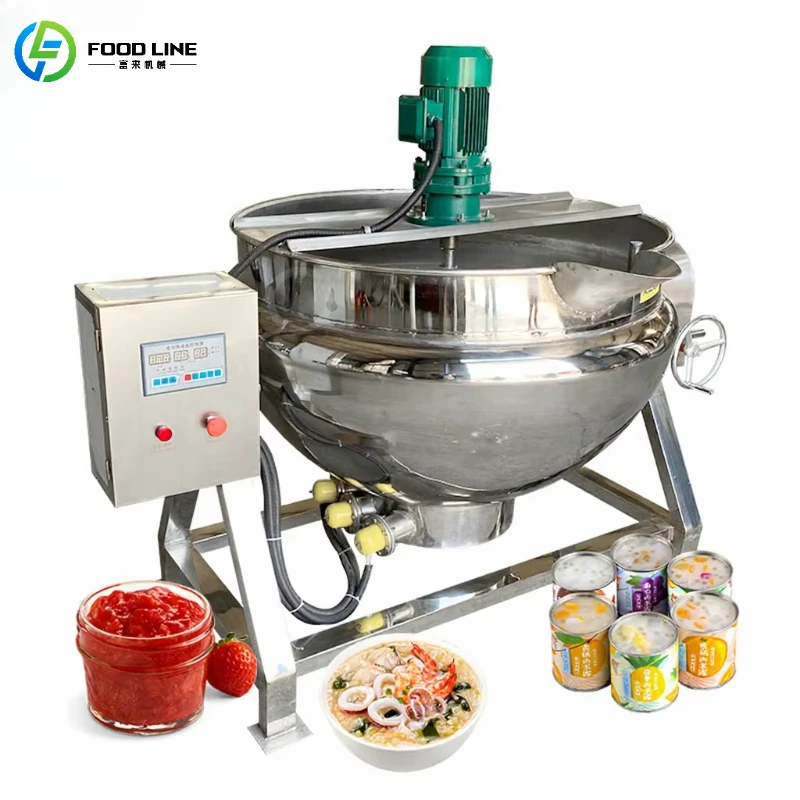 Aromatic Flavor-Locking Planetary Mixing Cooking Pot for Tasty Meat Products & Rich Sauces
