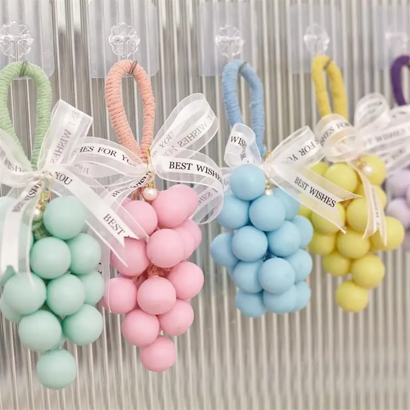 صندوق هدايا صابون مصنوع يدويًا، شكل عنب معكرون، ياسمين/ورد/لافندر/بار صابون نظيف برائحة الليمون، قلادة ديكور منزلي، لصالح الزفاف