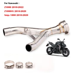 Motorcycle Exhaust Escape Link Pipe Connect Slip On Muffler For Kawasaki Z1000 Z1000SX Ninja 1000 2010 - 2020