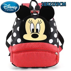 Disney Cartoon Backpack Women's Mickey Mouse Donald Duck Pattern Student School Bag Large Capacity Backpack Girls Shoulder Bag