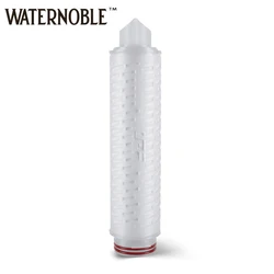 Waternoble High Efficiency PES Membrane Pleated Filter Cartridge 0.1 Micron Absolute for Wine 0.5 Micron for Industrial Water