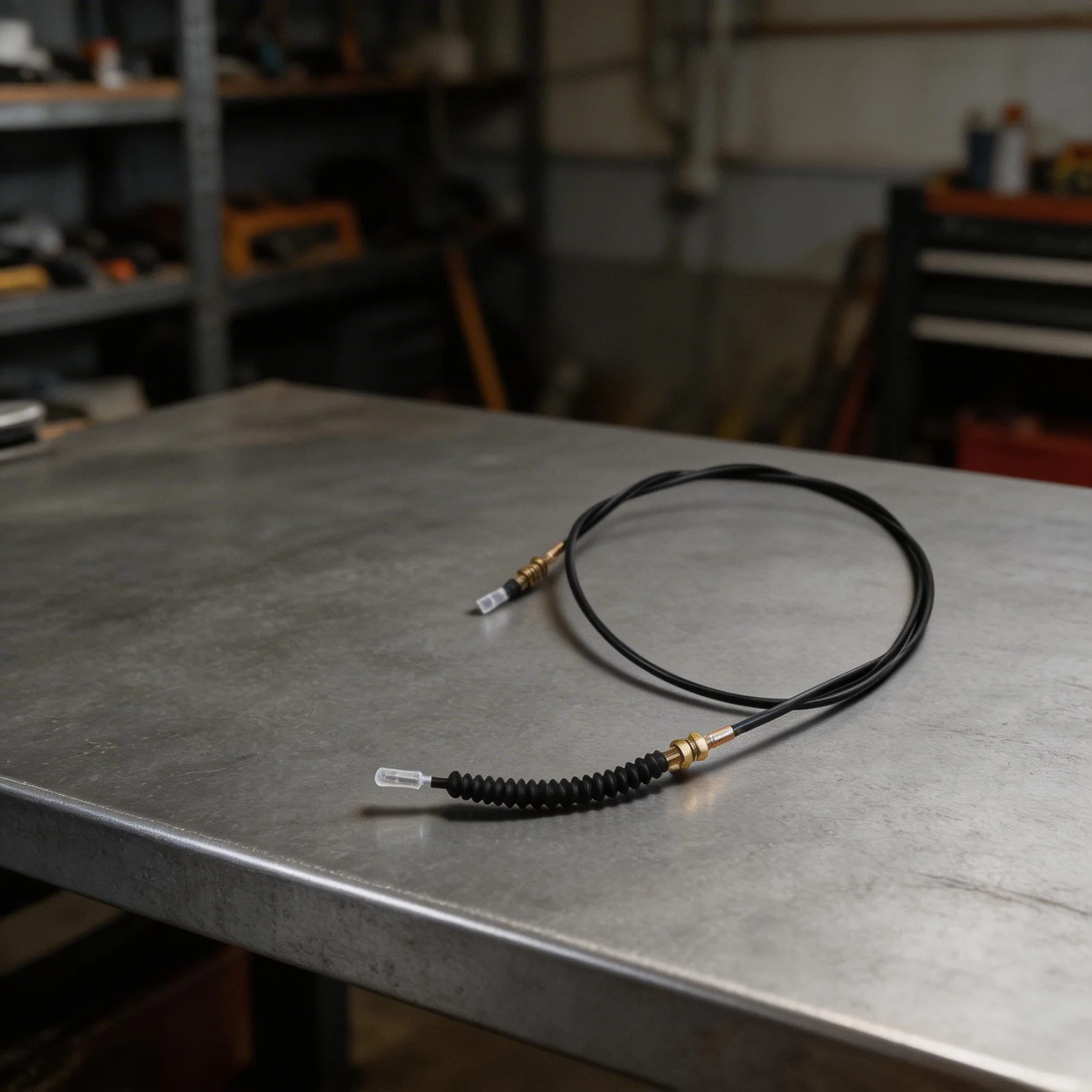 Black Chute Control Cable Fits Chute Mechanism Multi-model Compatibility Easy Installation Improved Maneuverability