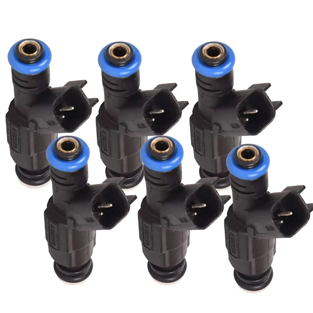 6pcs Fuel Injector 04854181 4854181 For Jeep- Grand Cherokee Wrangler- 4.0 Dodge- Ram 1500 5.2 Y188Y06965