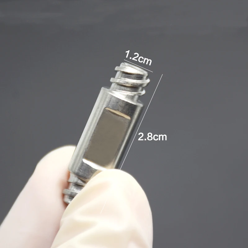 Disposable plug converter syringe adapter adapter adapter fat grafting two-way connector stainless steel