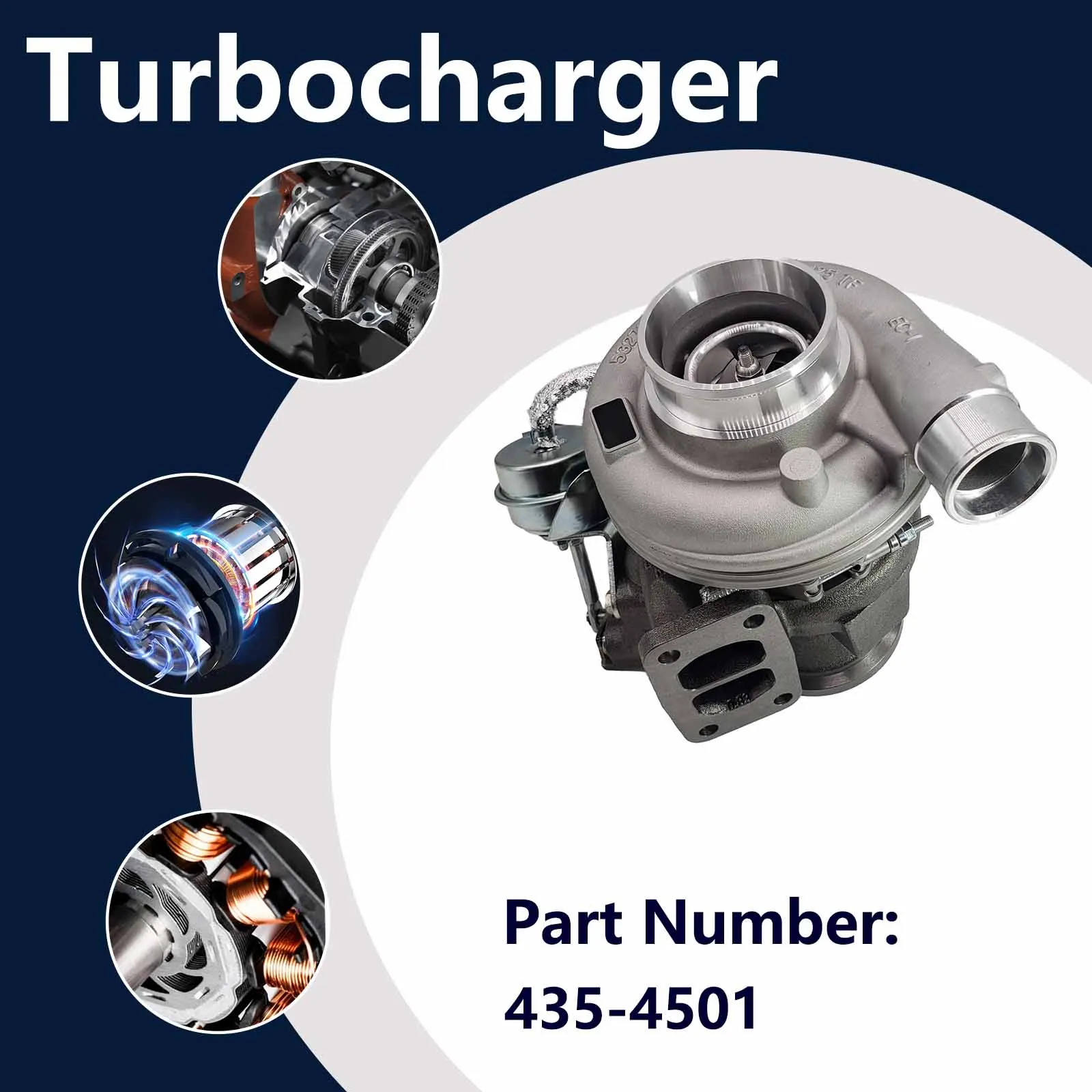 435-4501 4354501 Turbocharger For Caterpillar CAT 963K Crawler Loader