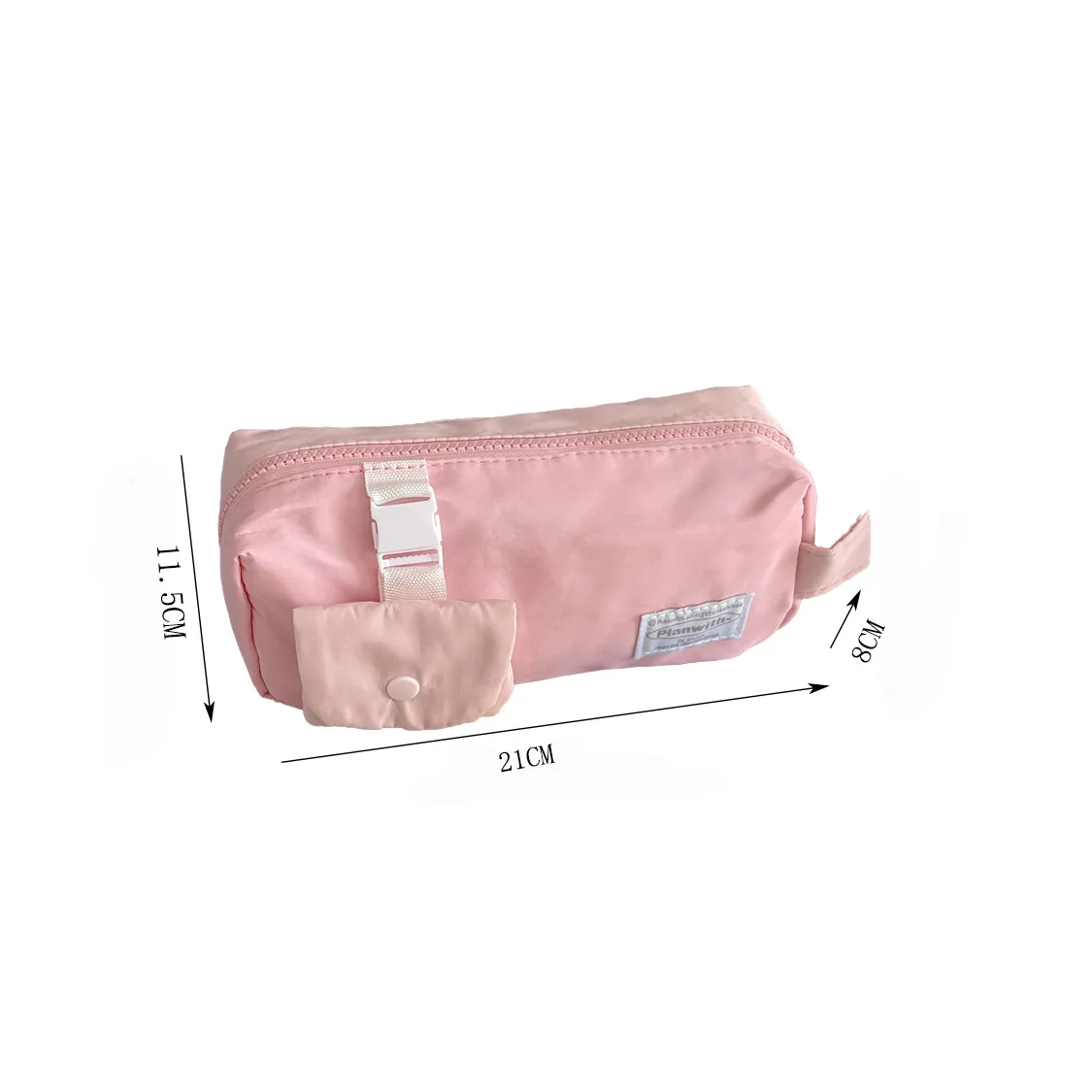 Pencil Case Solid Color Large Capacity Stationery Bag Student Pen Organizer For Primary Middle School Back To School Supplies