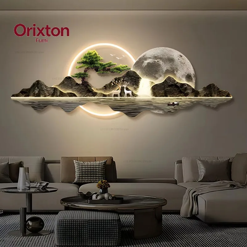 Arte de pared iluminado con LE - Home Decor Lighting Wholesale reseña y precio