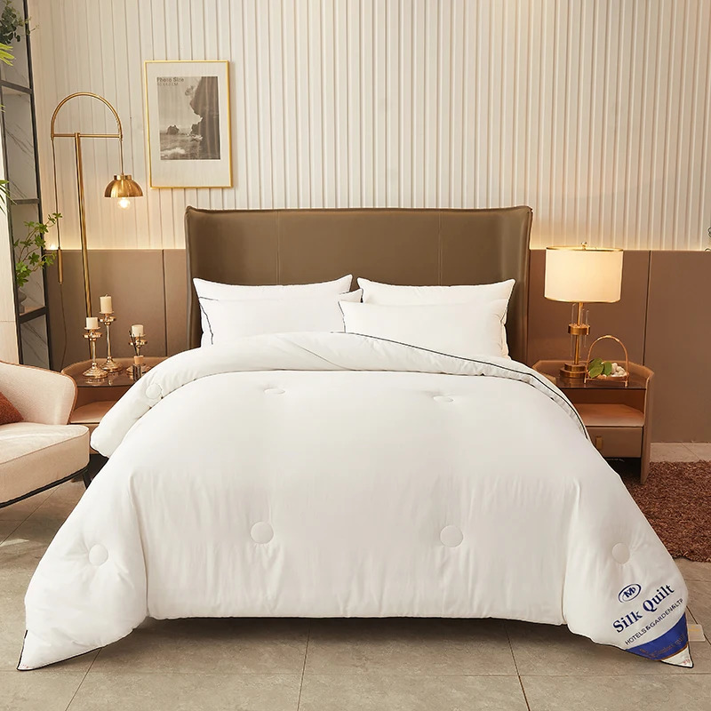 Silk quilt 100% Mulberry silk quilt thickened quilt core 5kg winter cotton comforter spring autumn quilt air conditioning quilt