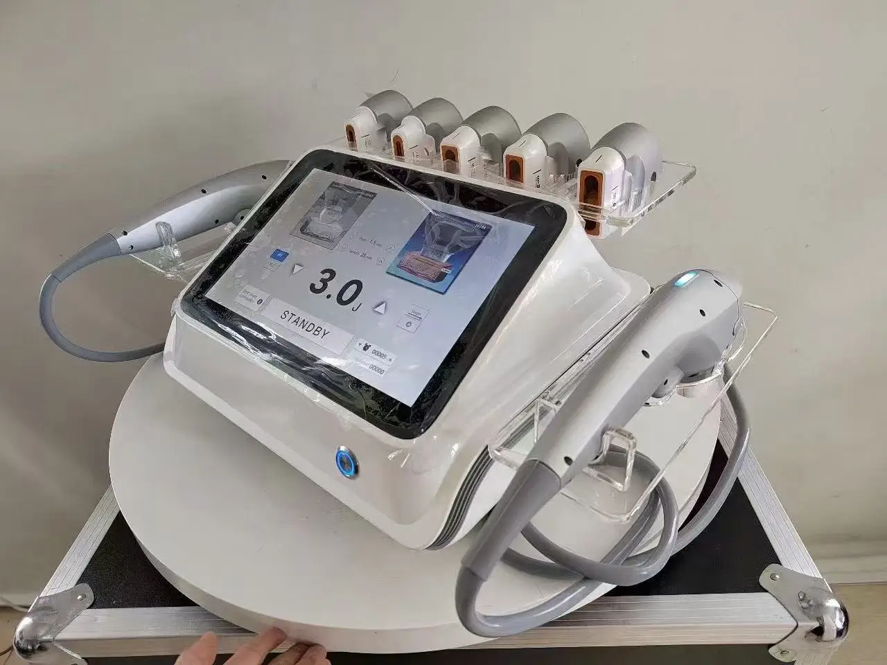 NEW Portable 7D "TT HI FU MAX Double Lift Facial Lift Body Lift Skin Firming Anti-aging Skin Rejuvenation Firming Machine Salon