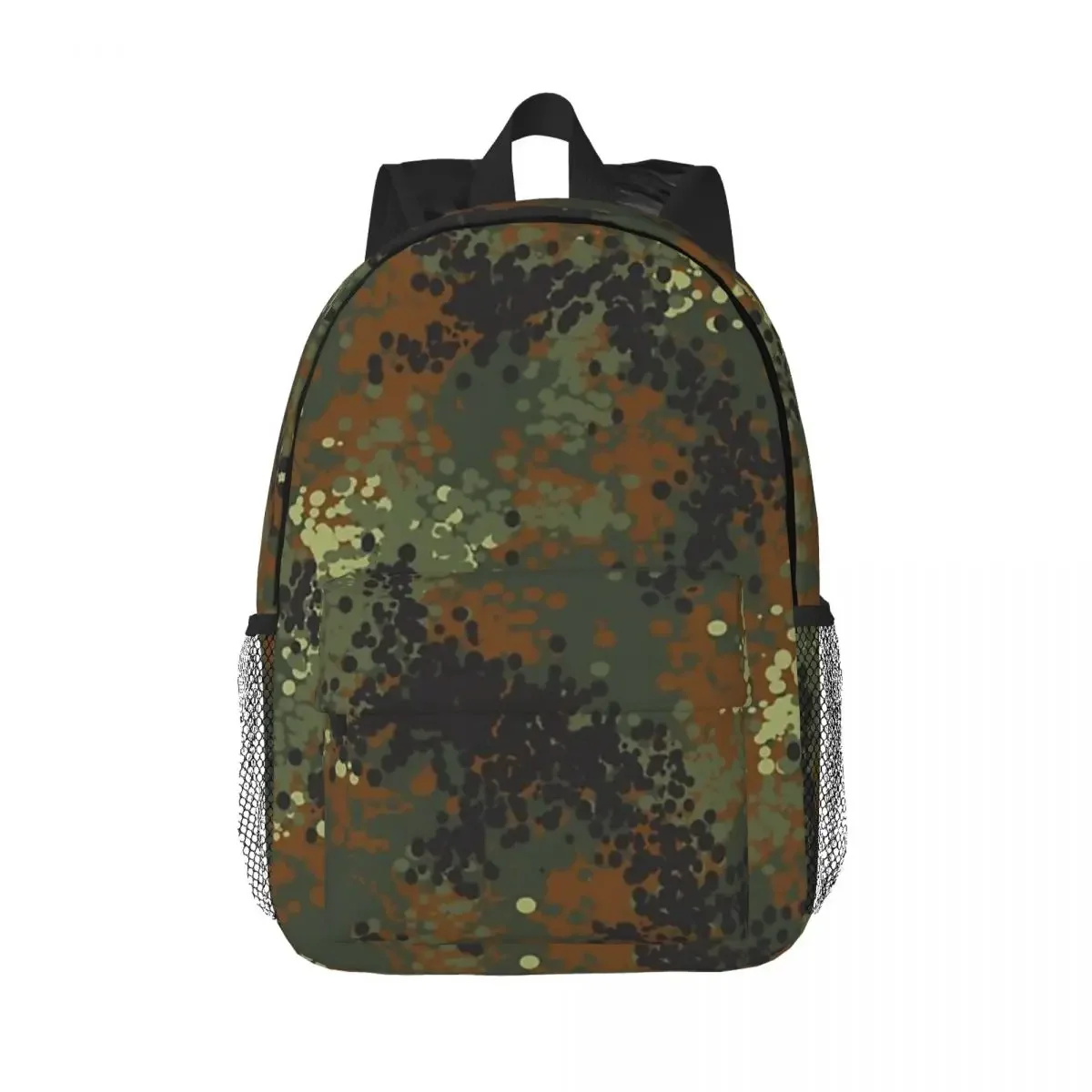 

Flecktarn Camouflage Backpacks Boys Girls Bookbag Fashion Students School Bags Laptop Rucksack Shoulder Bag Large Capacity