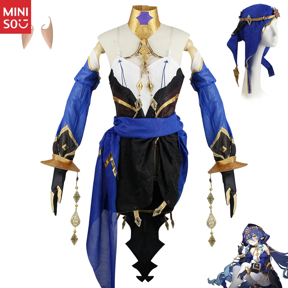 

Miniso Original God Layla Suit Cosplay Anime Game Costume Layla Cos Suit