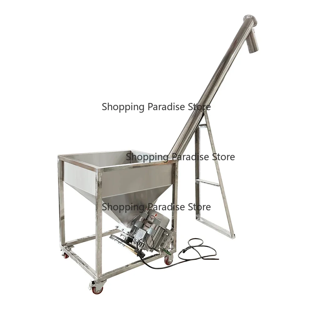 Automatic Steel Material Powder Particle Conveyors Inclined Circular Tube Flexible Screw Feeder Machine for Industrial Use
