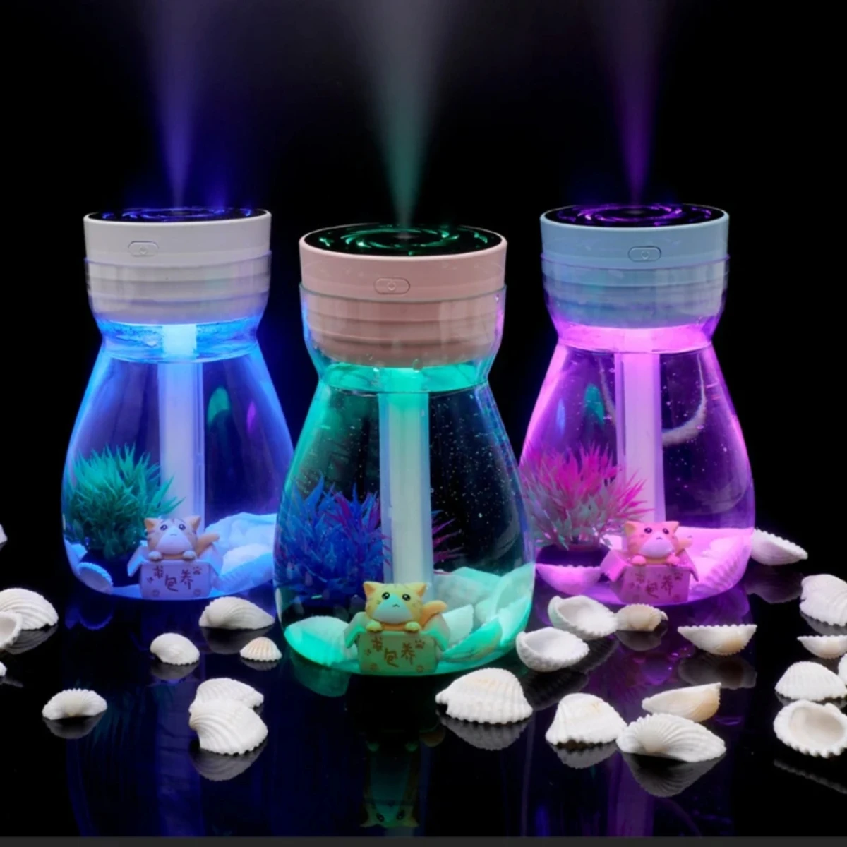 20CC لطيف متمنيا زجاجة الذكية الهواء المرطب USB ضباب صانع الجمال تجديد الناشر عملية فائقة الهدوء مبيد الهواء