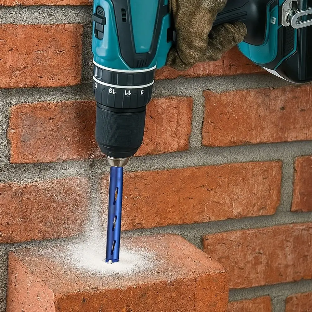 

Diamond Core Hole Drilling Tool Quick Drying 32x370mm Masonry Diamond Core Drill Bit Integrated Mountain Tooth Drill Bits