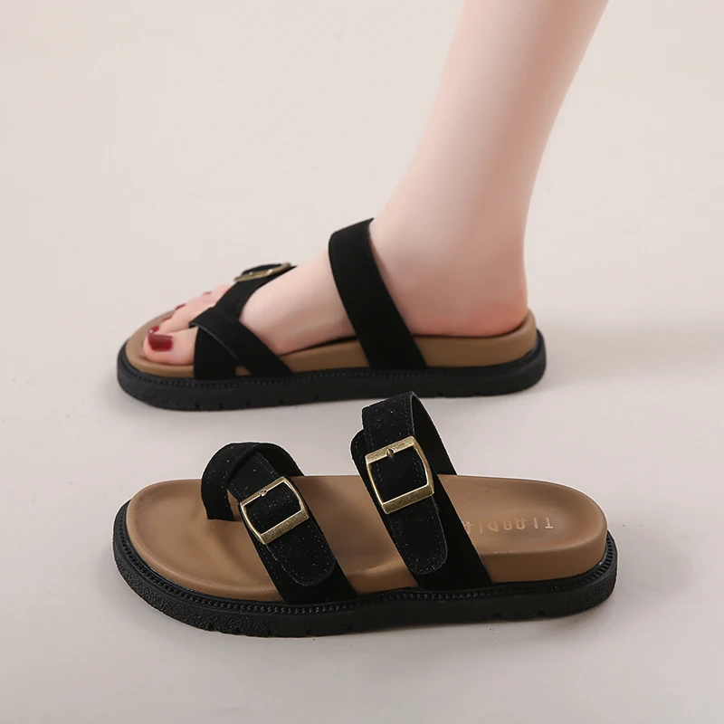 Summer Women Sandals Rome Retro Slippers Platform Outdoor Sandals Vacation Beach Slippers Casual Indoor Home Shoes For Female