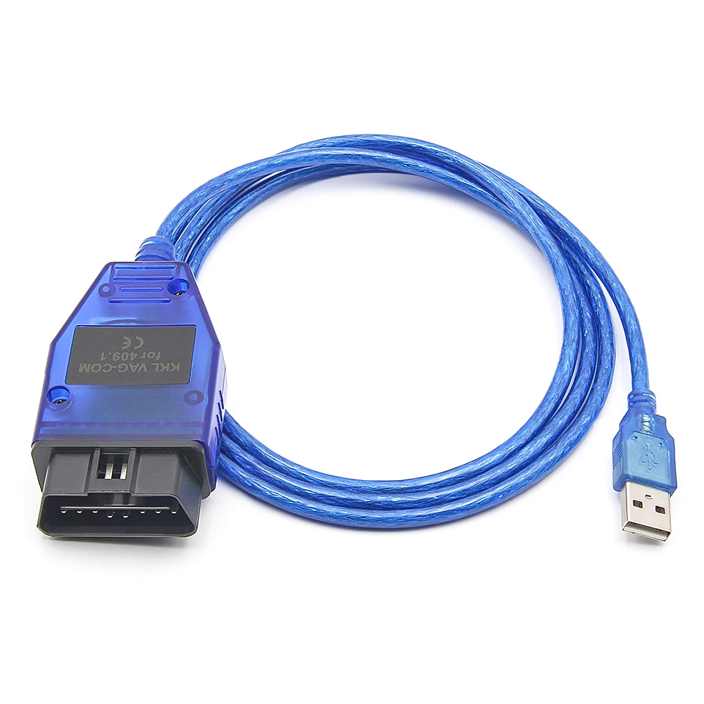 VAG COM 409.1 KKL Ecu Scan With FTDI FT232RL OBD 2 Car Diagnostic Interface Cable For VW/Audi/Skoda/Seat VCDS Auto Scanner Tool