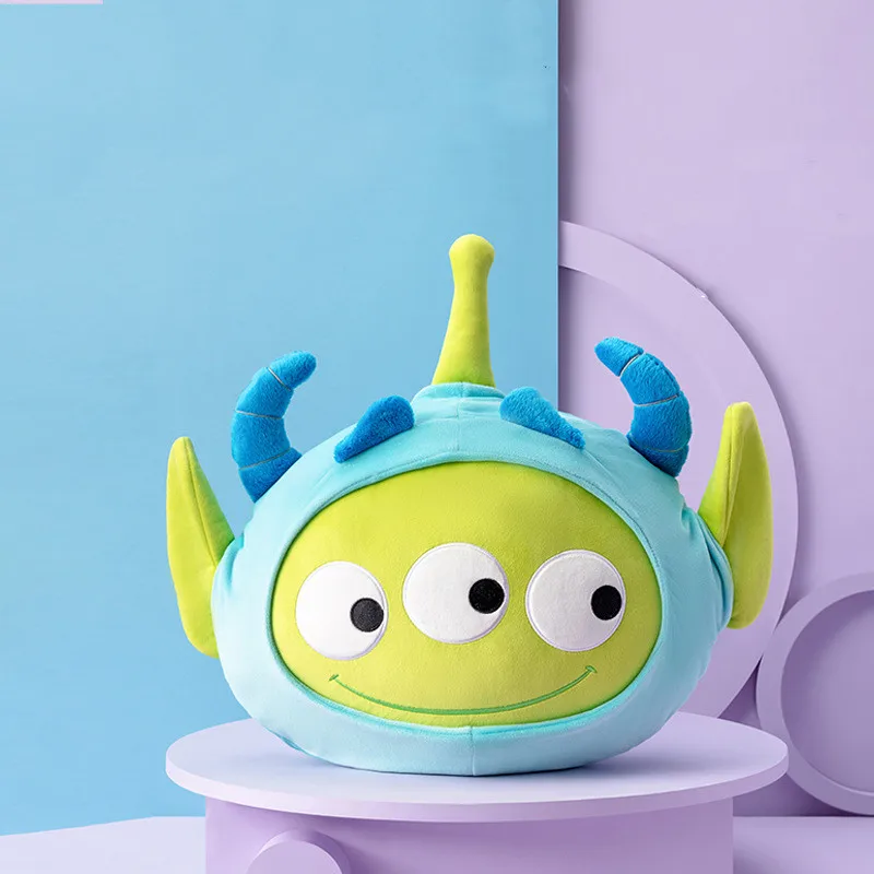 

Cartoon Disney Anime Alien Plush Toy Sleeping Pillow Soft Stuffed Doll Office Cushion Kawaii Room Decoration Kids Birthday Gifts