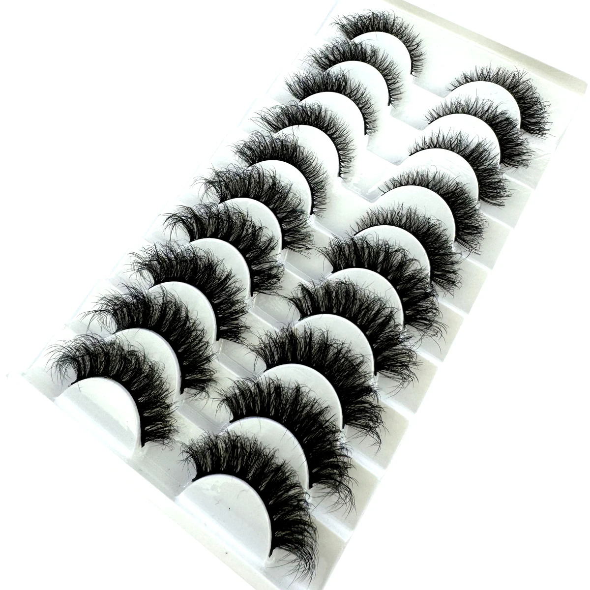 Cat Eye Lashes Fluffy Mink Lashes Reusable Thick Faux False Eyelashes Natural lashes Extention Makeups Maquillaje Reusable Tools