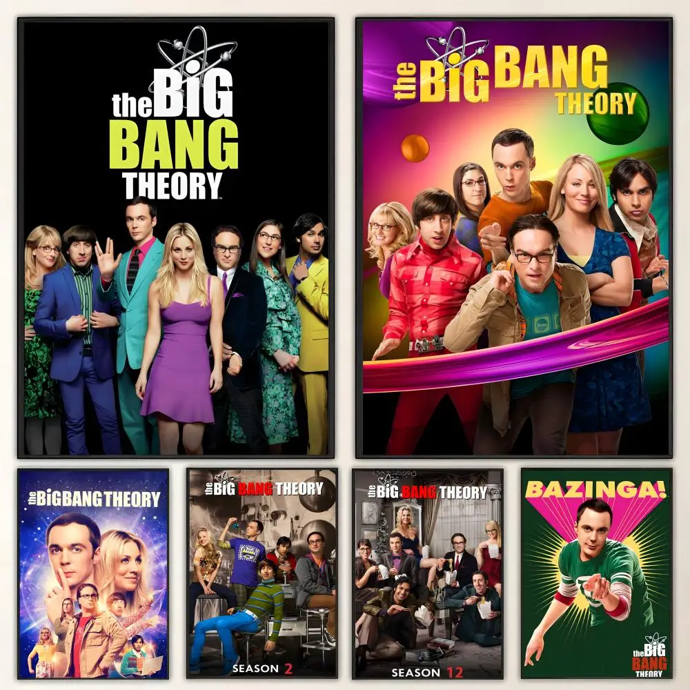 Drama T-The B-Big B-Bang T-Theory Poster HD-Kunstdruck, wasserfest, selbstklebend, Wanddekoration (Wohnzimmer, Schlafzimmer, Bar), ästhetisch