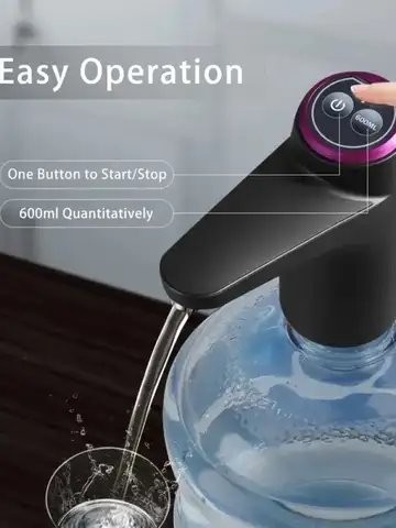 Portable 5-gallon Water Dispenser with USB Charging-Automatic Electric Pump Suitable for Home, Office, and Outdoor Use