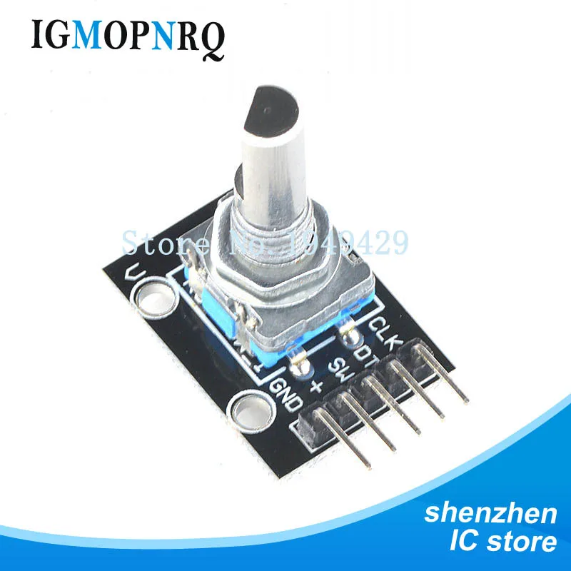 5pcs Degrees Rotary Encoder Module Brick Sensor Switch Development Board KY-040 With Pins