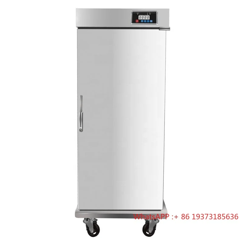

Commercial Trolley with Wheels and Single Door Restaurant Banquet Hospital Stainless Steel Electric Food Warmer Ca/rt