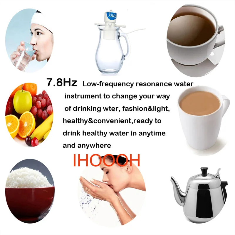 IHOOOH Small Molecule Water Generator Low Frequency Resonance MRET OH 7.8 Hz Sui For Most 1-3 L Water Kettle Improve Sleep