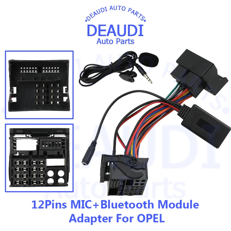 For Opel CD30 CDC40 CD70 DVD90 AUX Bluetooth 5.0 Module Cable Adapter For Astra Combo Corsa Meriva Movano Signum Vectra Zafira