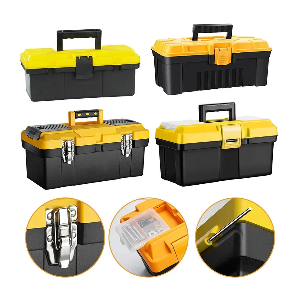 Tool Box 12-14in Professional Multi-functional Tool Box Tool Organizer Plastic Thickened Tool Storage Tools Replacement Parts