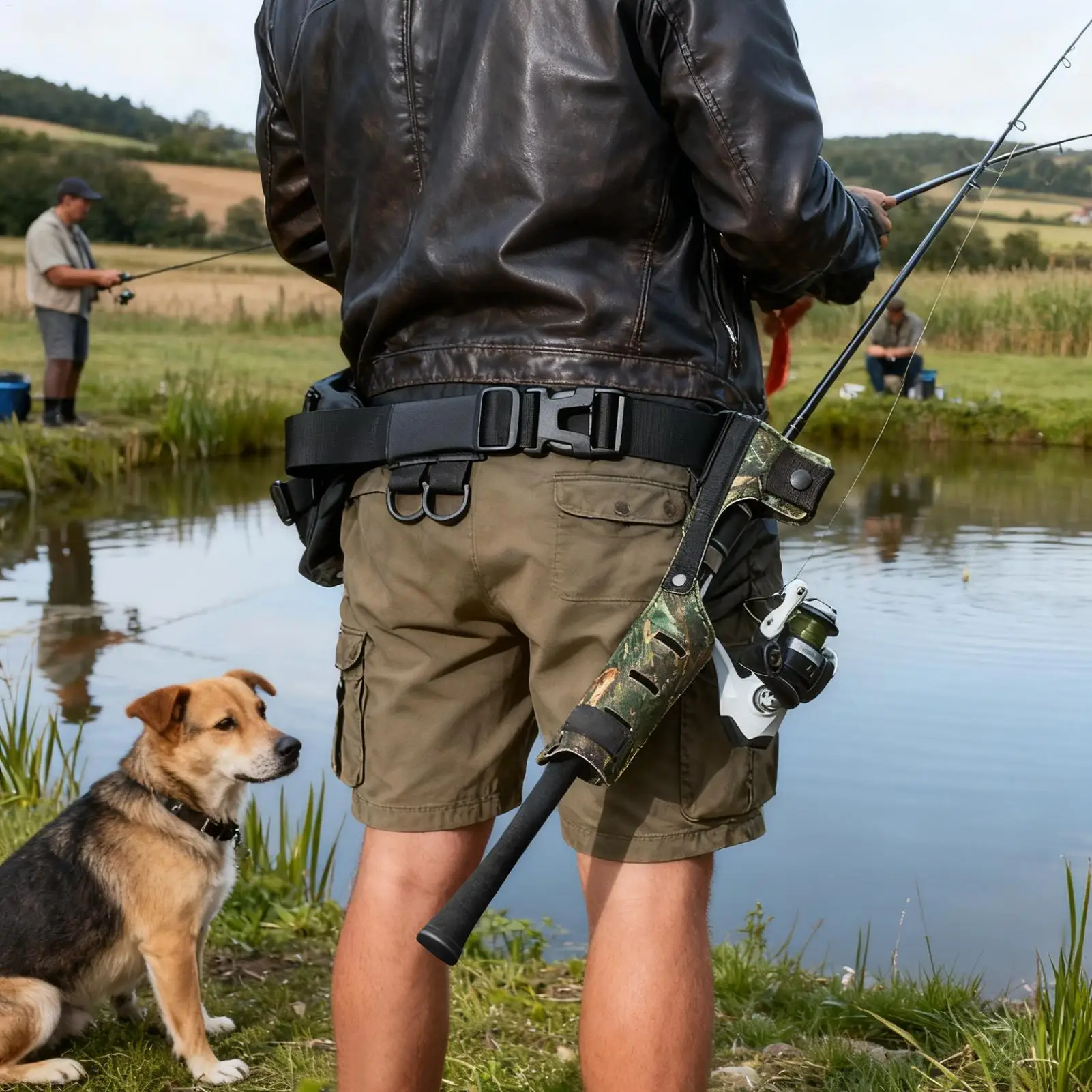 

Кобура для удочки, портативная поясная вставка, держатель для удочки для морской пресной воды, реки, озера, пруда, отпуск, семейная ночь