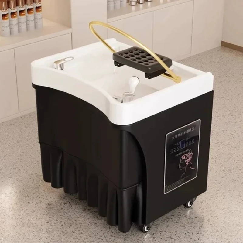 

Professional Hairdressing Chairs Spa Hair Water Hoop Luxury Washbasin Seats Hairstyle Chaise Salon De Coiffure Cadeira De Salao