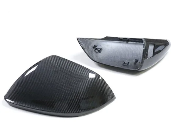 Stick On/Replacement Real Carbon Fiber RearView Side Mirror Cover W/WO Side Assist For Lamborghini URUS For Audi Q8 RS Q8 18-22