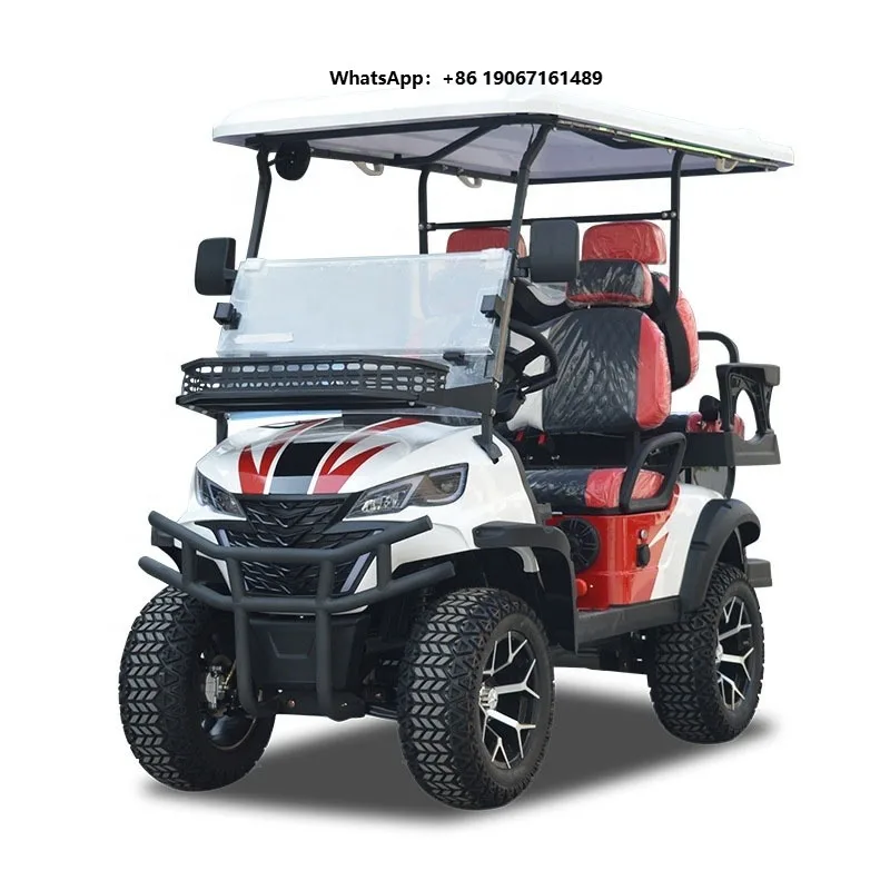 High Quality Golf Cart Electric Steering Four Seat Electric Golf Cart 4 Person Old Man Electric Car Chinese Golf Carts LXM