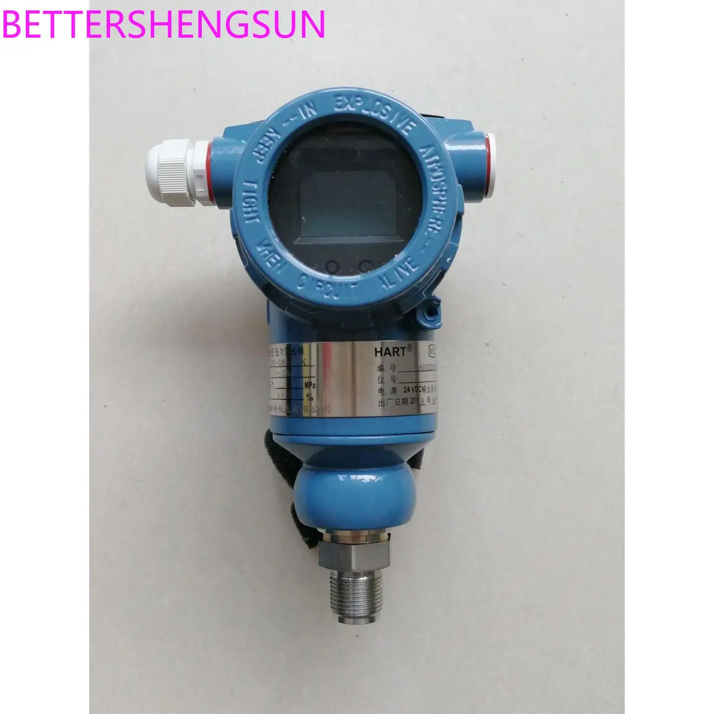 Explosion-proof 3051 Intelligent diaphragm pressure transmitter Pressure sensor 0-10v.