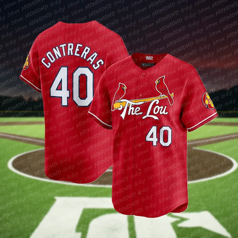 0.15 Arenado St. Louis Cardinals 2024 City Connect maglie da Baseball limitate estate bambini bottone adulto con abbigliamento da Baseball