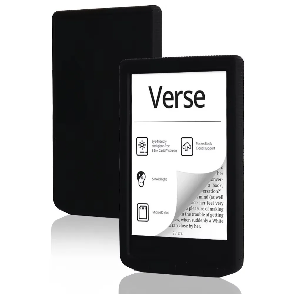 

Силиконовый 6-дюймовый чехол для чтения, противоударный, легкий, PB629/PB634, мягкая, ультратонкая задняя крышка для карманных книг Verse/Verse Pro