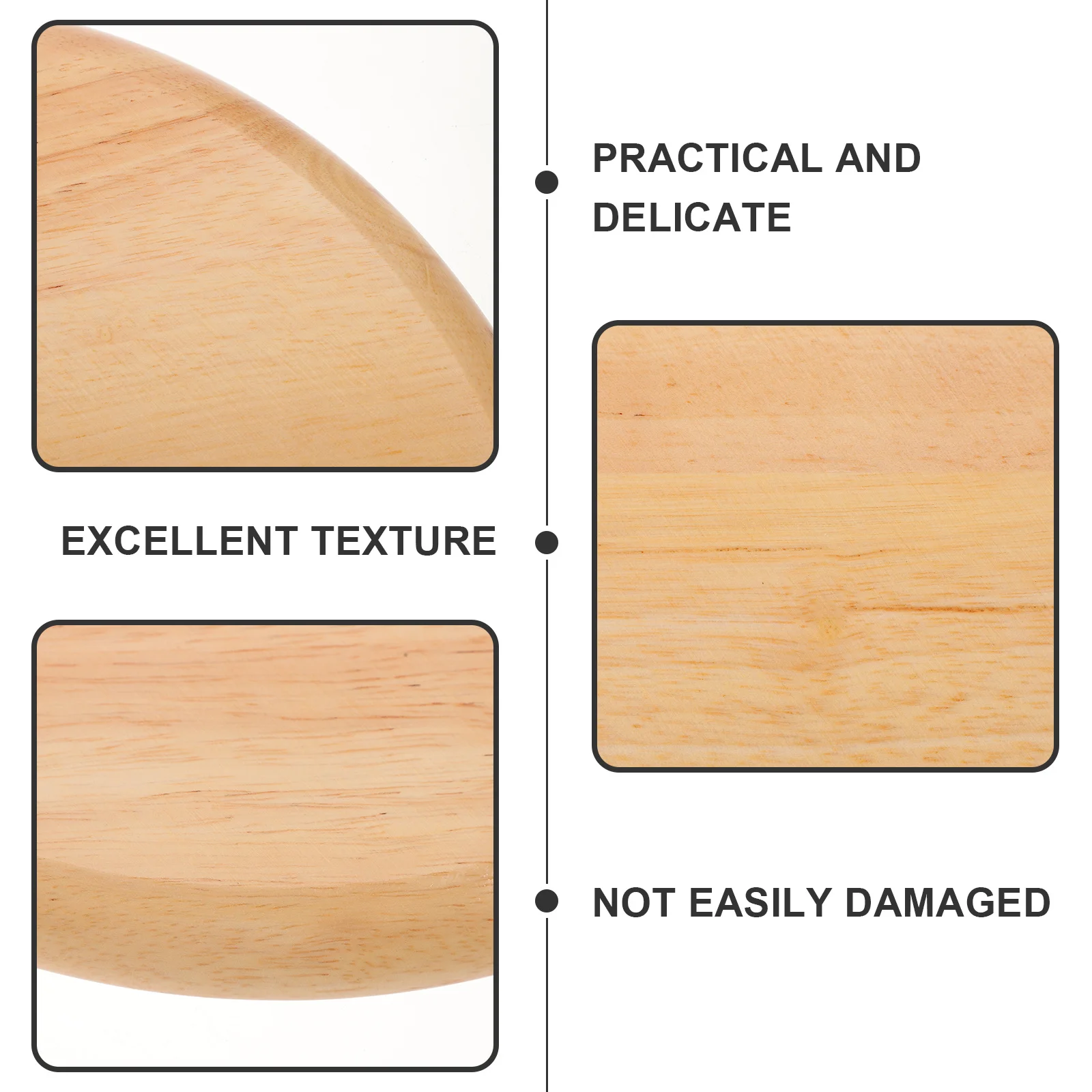 

Rubber Wood Round Stool Seat Replacement Wooden Seating Part Smooth Sanded for Home Bar Chair Stool Round Seat