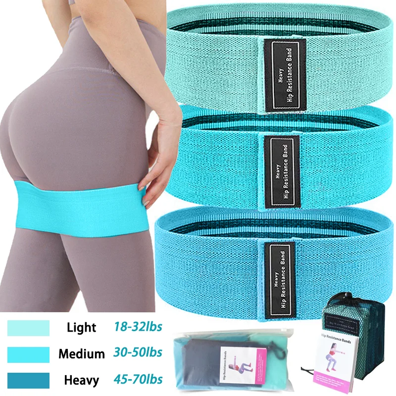 Fabric Resistance Elastic Booty Bands Squat glute workout Non-slip trainer thick band Stretch Fitness Strips Loops Yoga Equipmet