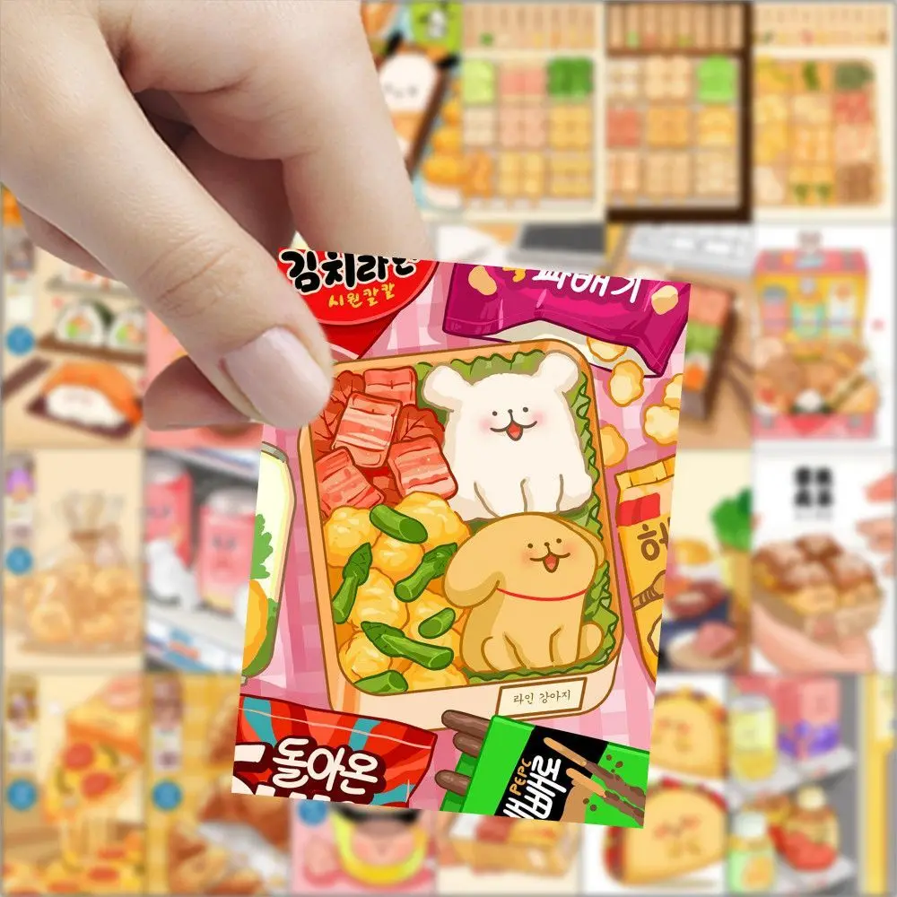 Cartoon Convenience Store Food Stickers Cute Creative Bento Delicious Mobile Phone Water Cup Ins Style Stickers