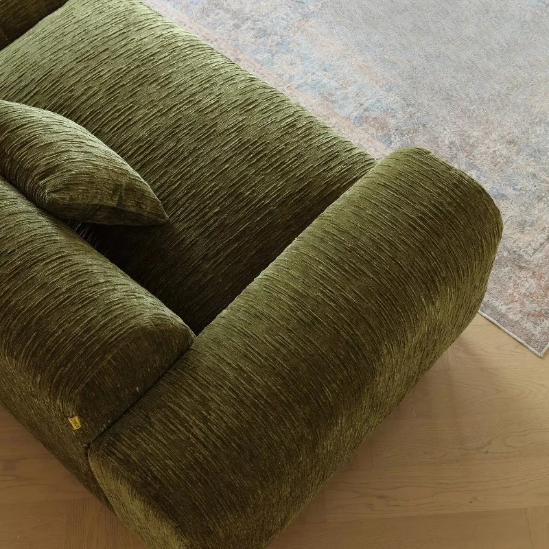 Modern minimalist sofa modular corduroy combination sofa for living room