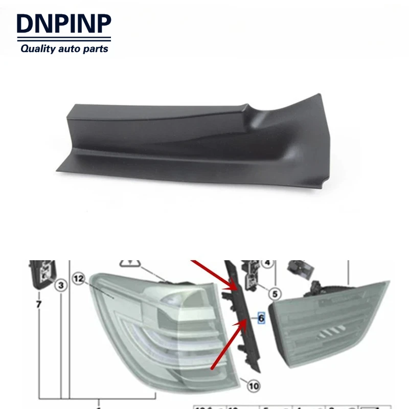 

Для BMW X3 F25 2011 2012 2013 2014 2015 2016 2017 автомобильный задний фонарь, накладка 63217263604 63217263603 Автомобильные аксессуары