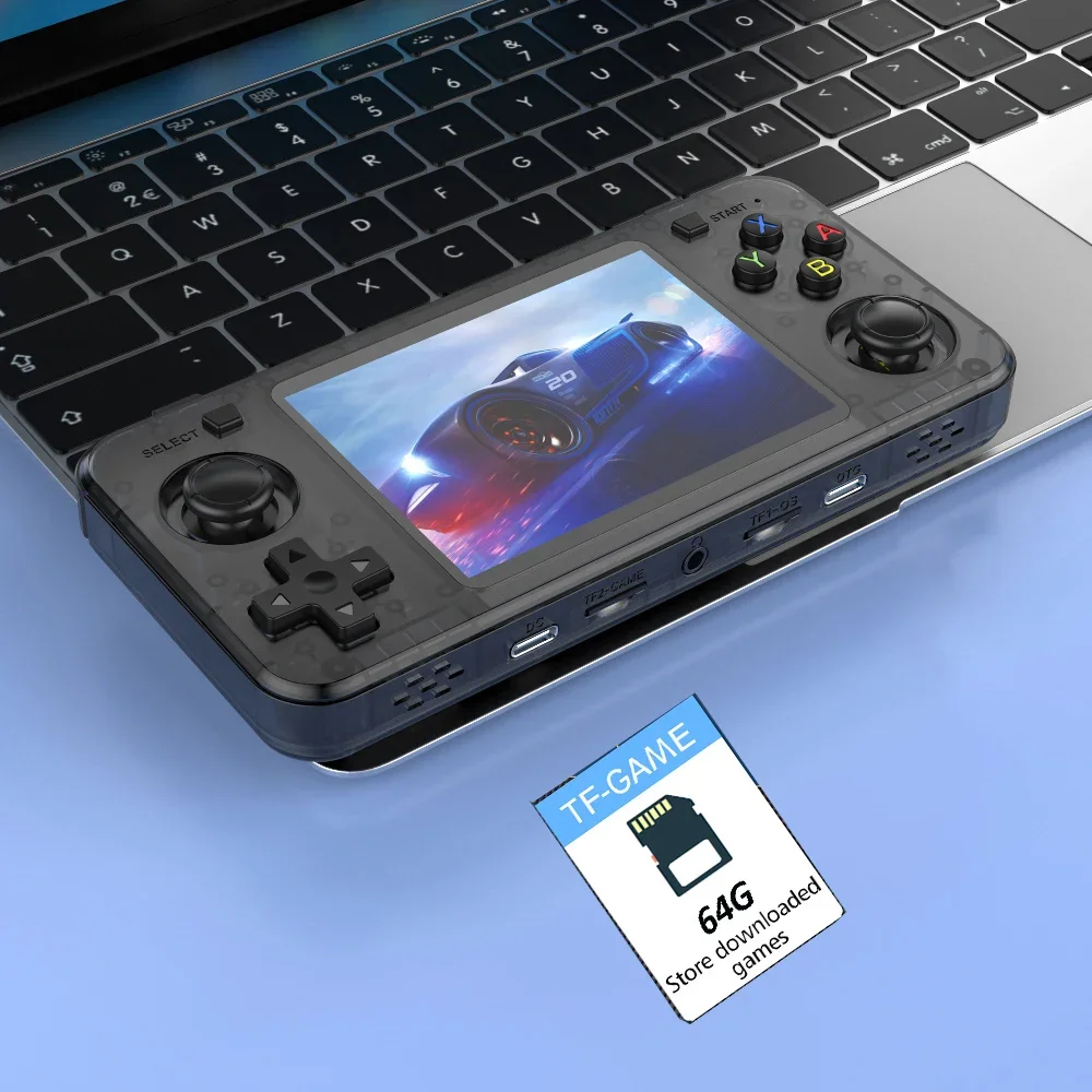 R36H ARKOS Retro Handheld Game Console Draagbare 64G 128G Pocket Video Player 3.5 Inch IPS Scherm R36S landschap Kid Gift - afbeelding 1