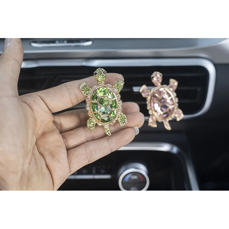 1szt Samochodowy żółw Samochodowy wylot powietrza Pachnący klips do perfum Odświeżacz powietrza Dyfuzor Akcesoria samochodowe Dekoracja wnętrz