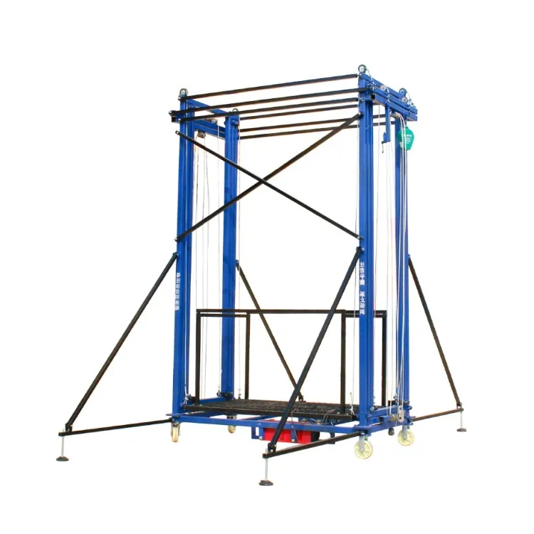 Andaime de construção plataforma de trabalho móvel andaime de aço de elevação elétrica
