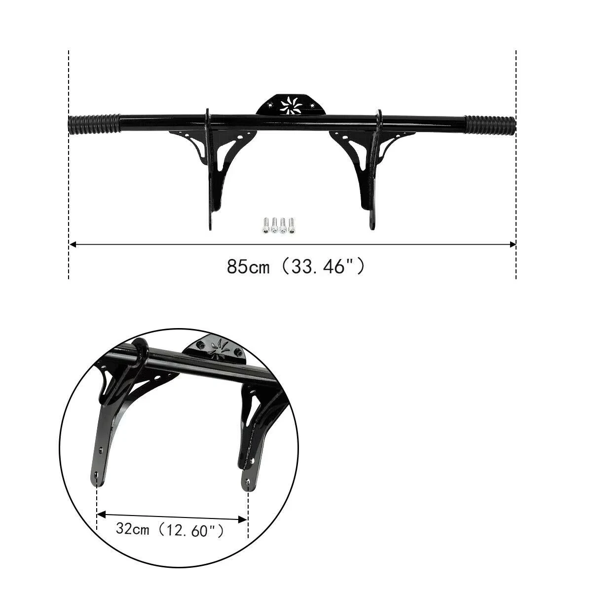 For Harley Dyna Fat Bob Low Rider Street Bob Wide Glide 2006-2017 Accessories Front Crash Bar Protector Highway Peg Engine Guard