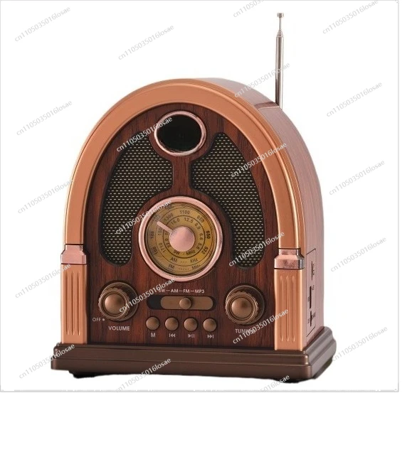 

New Retro Desktop Multi-function Card U Disk Bluetooth Speaker, Portable Multi-band Radio