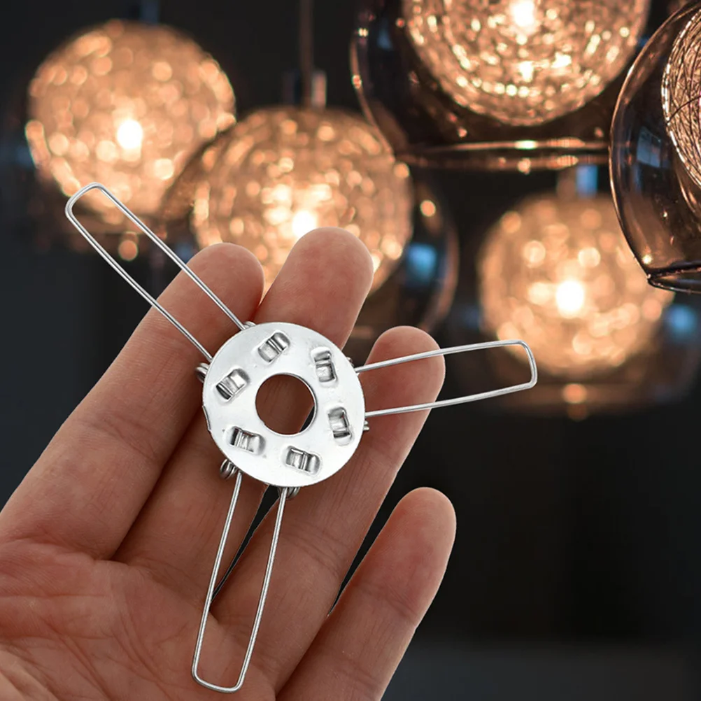 

24pcs Lampshade Holder Iron Spring Clips For Diy Lampshade Fixators Pendant Light Shade Clamps Table Lamp Repair Kit