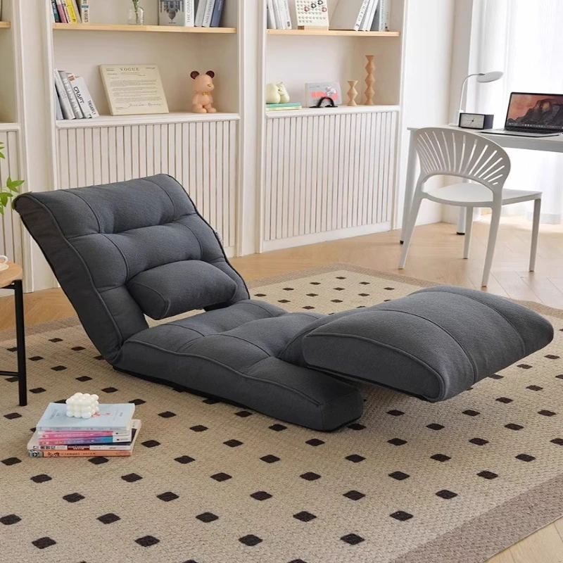 

Single chair reclining and sleeping multi-functional home room folding sofa bed new Japanese lazy reading chair