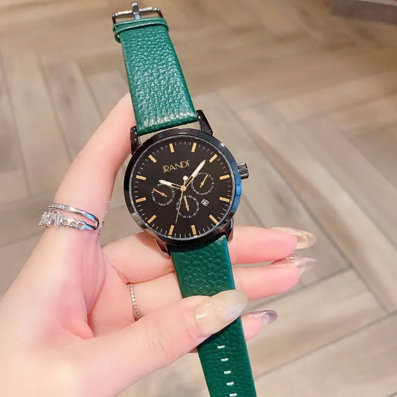 New Stylish And Versatile Calendar Watch For Both Men And Women; High-End Luxury Women'S Watch; Fashionable Quartz Watch.