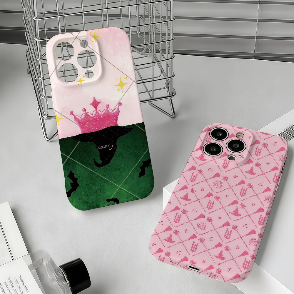 

Movie W-wicked Phone Case For IPhone 17 16 15 14 13 12 11 Plus Pro Max Mini Precise Hole Matching Film Covers